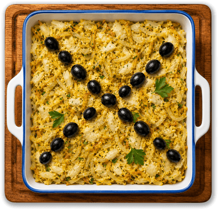 Prato de bacalhau