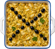 Prato de bacalhau à brás